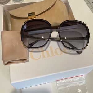 Authentic Chloe oversized sunglasses
